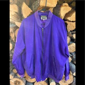 Vintage 90s Forenza Lightweight Silk Jacket